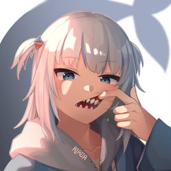 This is a pixiv picture whose title is GawrGura.