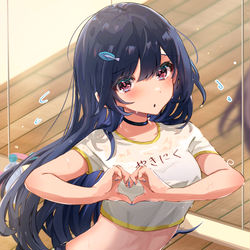 This is a pixiv picture whose title is ファンのために苦手なダンスの練習をがんばるアイドルちゃん💃.