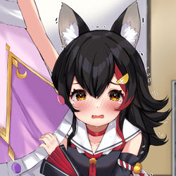 This is a pixiv picture whose title is おこる？たべない・・・？.
