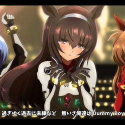 This is a pixiv picture whose title is 彩色練習、構図に特に意味はない（）.