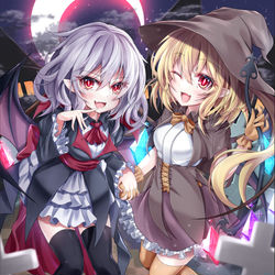 This is a pixiv picture whose title is トリックオアブラッド！.
