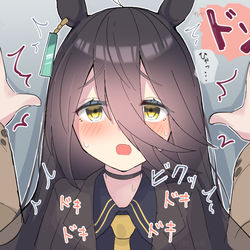 This is a pixiv picture whose title is 押しに弱いカフェ.