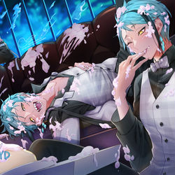 This is a pixiv picture whose title is HAPPY BIRTHDAY🐬🦈🎂🎉✨✨.