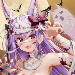 This is a pixiv picture whose title is ハロウィンハイスペ妖狐.
