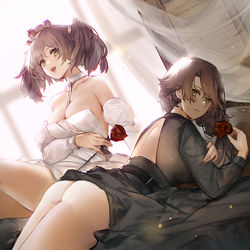 This is a pixiv picture whose title is 屁.