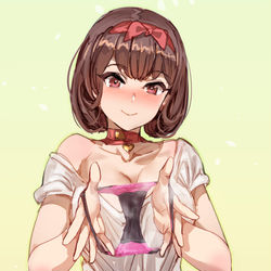This is a pixiv picture whose title is どうぞ.