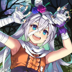 This is a pixiv picture whose title is ハロウィンタマちゃん.