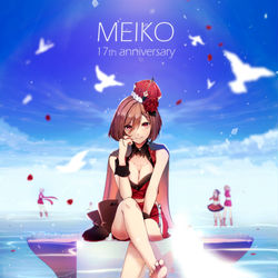 This is a pixiv picture whose title is MEIKO17th.