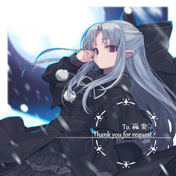 This is a pixiv picture whose title is skeb絵01.