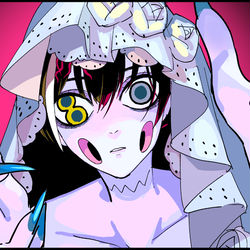 This is a pixiv picture whose title is 歌ってないけど描きました.
