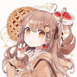 This is a pixiv picture whose title is 秋のアップルパイ.