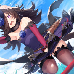 This is a pixiv picture whose title is 【ウマ娘】ライスシャワー×馬術.