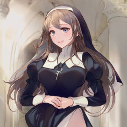 This is a pixiv picture whose title is シスター.