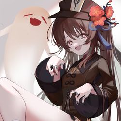 This is a pixiv picture whose title is 胡桃.