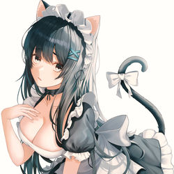 This is a pixiv picture whose title is メイド.