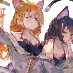 This is a pixiv picture whose title is ペコリーヌ＆キャル.