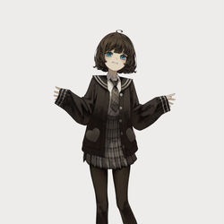This is a pixiv picture whose title is 課題.