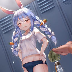This is a pixiv picture whose title is 内緒にしてねぺこ.