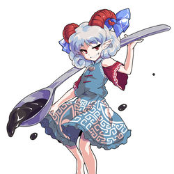 This is a pixiv picture whose title is 饕餮尤魔立ち絵 表情差分.