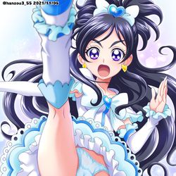This is a pixiv picture whose title is キュアホワイト！.