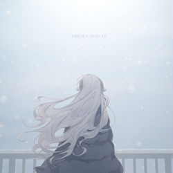 This is a pixiv picture whose title is 短編ノベルゲーム『 SMOKY WHITE 』発売日告知.