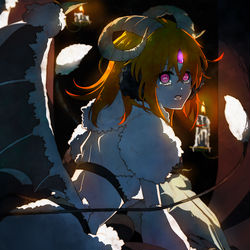 This is a pixiv picture whose title is 山羊.