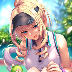 This is a pixiv picture whose title is テニスで私に勝てると思ってましたの？.