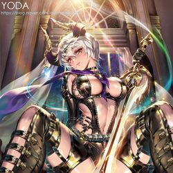 This is a pixiv picture whose title is 幻獣姫 ヴィーグリーズ3.