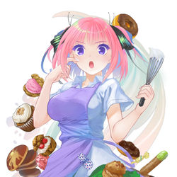 This is a pixiv picture whose title is お菓子作り二乃.