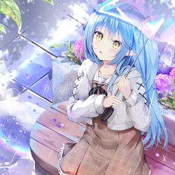 This is a pixiv picture whose title is 雪花ラミィ.