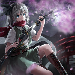 This is a pixiv picture whose title is 切れぬものなど.