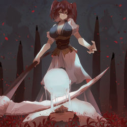 This is a pixiv picture whose title is Judgement.