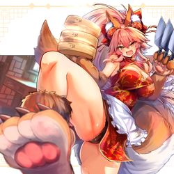This is a pixiv picture whose title is タマモキャット.