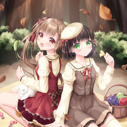 This is a pixiv picture whose title is 🍁.