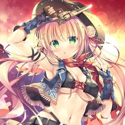 This is a pixiv picture whose title is ウェスタン🌵ガール.