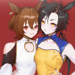 This is a pixiv picture whose title is ウマチャイナ.