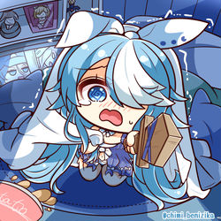This is a pixiv picture whose title is ホラー映画とマイレ・ブレゼちゃん.