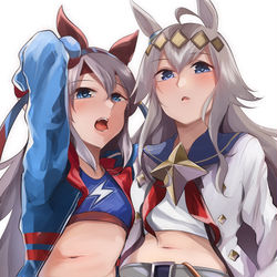 This is a pixiv picture whose title is いいおなかのオグタマ.