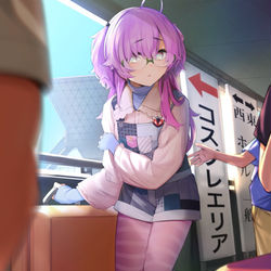 This is a pixiv picture whose title is 「CHUNITHM NEW」土呂城ゆい.
