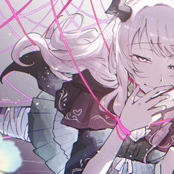 This is a pixiv picture whose title is 何回も繋がれるように.