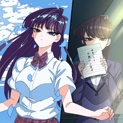 This is a pixiv picture whose title is 古見さん.
