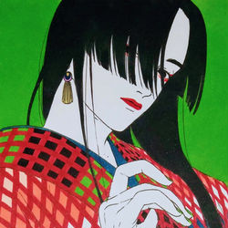 This is a pixiv picture whose title is 誘惑.