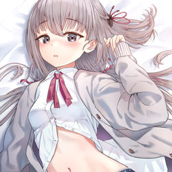 This is a pixiv picture whose title is いいおなかの日.