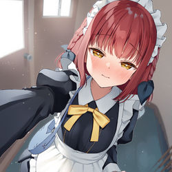 This is a pixiv picture whose title is 「ここなら誰も、来ません...から...」.