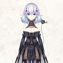 This is a pixiv picture whose title is うちの子の立ち絵　ラネア・アルジェント.