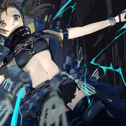 This is a pixiv picture whose title is 摩天楼サイキック.