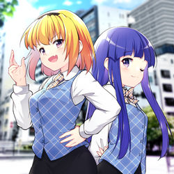This is a pixiv picture whose title is 庶務課さとりか.