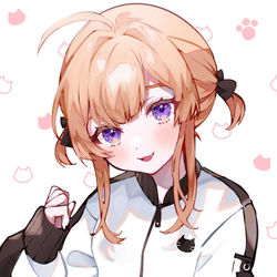 This is a pixiv picture whose title is 【Favoriteコラボ】気まぐれ猫 リバーシブルブルゾン.
