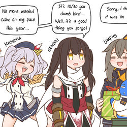 This is a pixiv picture whose title is Happy Birthday Sendai 2021.