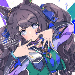 This is a pixiv picture whose title is トーセンジョーダンの勝負服超かわいい・・・.